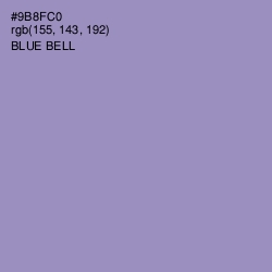 #9B8FC0 - Blue Bell Color Image